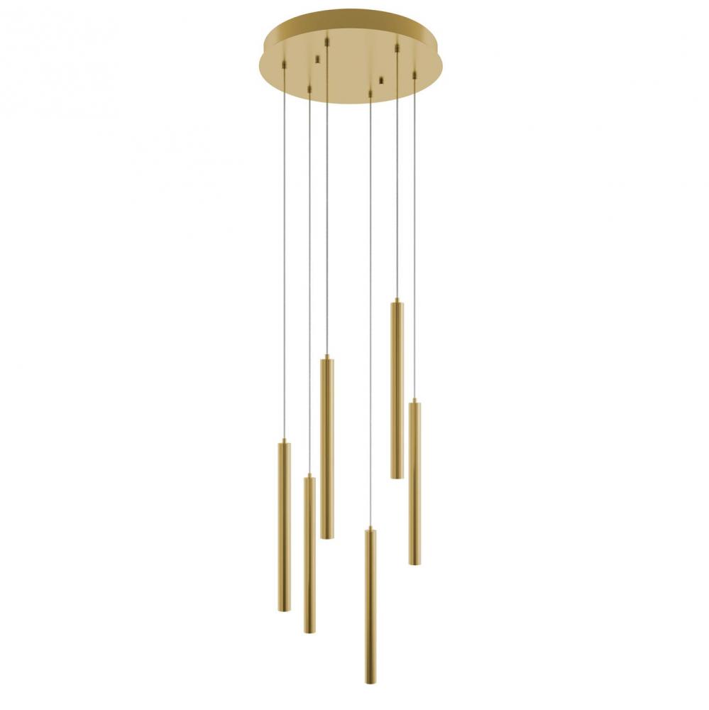Eli Six Pendant 54W 120-277V SB
