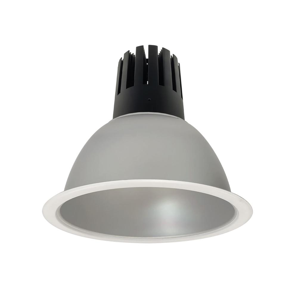 8" Sapphire III Round Open Reflector, 3500lm, 4000K, Flood Optic, Haze Reflector/Matte Powder