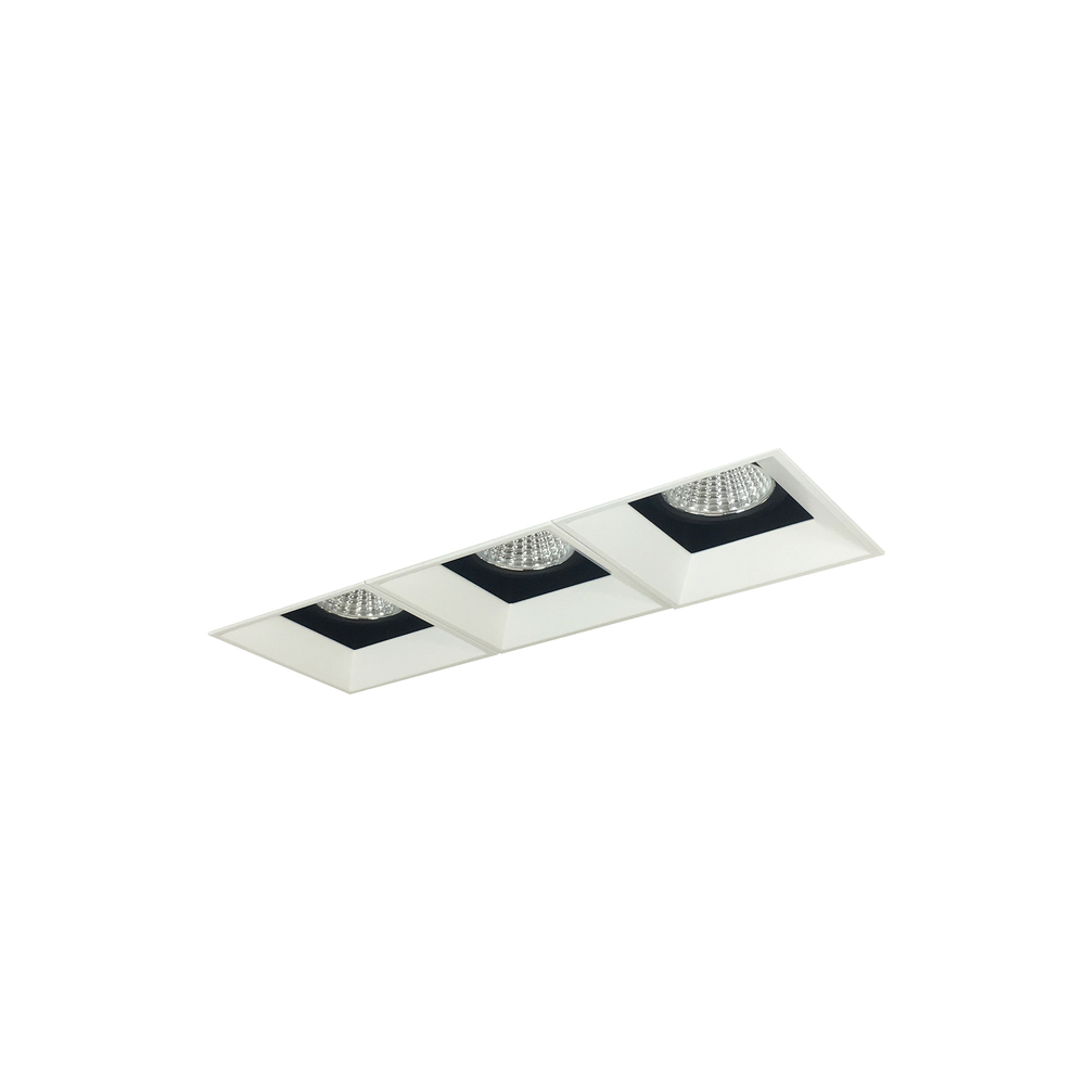 Iolite MLS 3-Head Trimless Reflector Kit, 5000K, 1000lm, Black/MPW Fixed Downlt. Trims