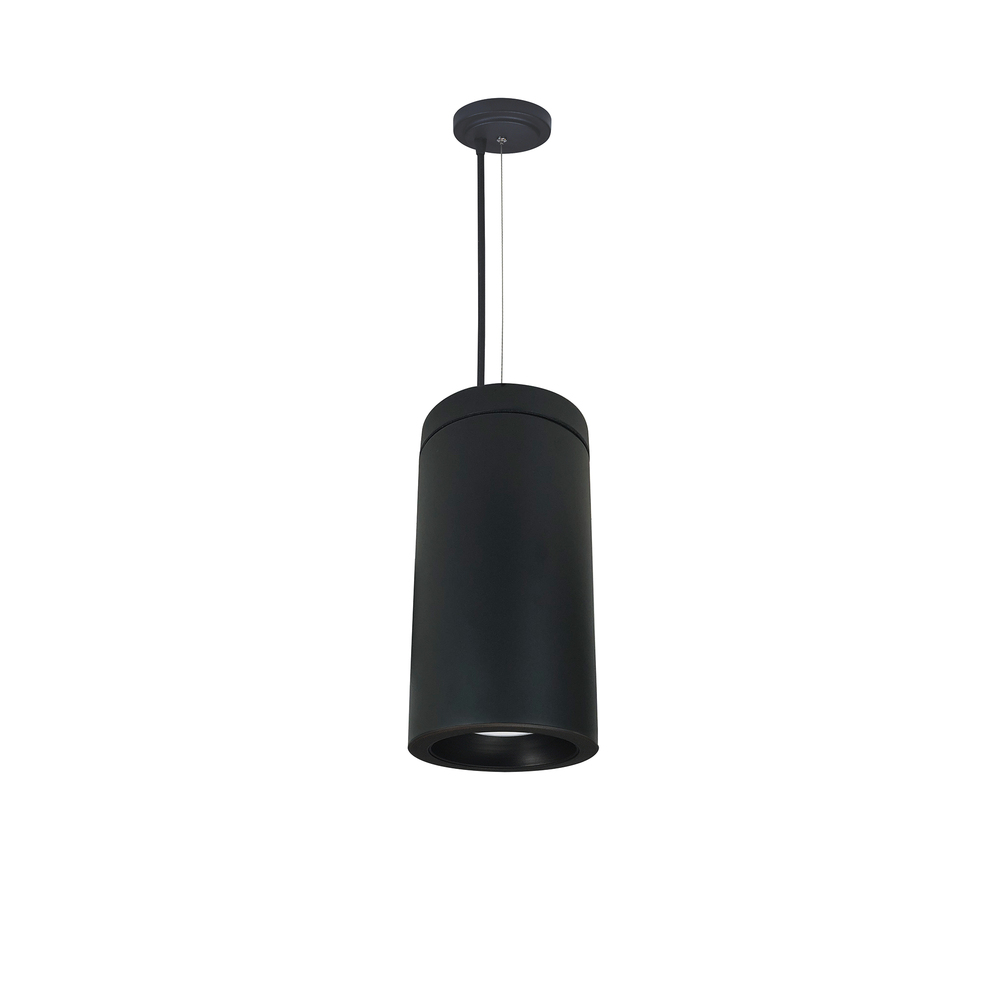6" Cobalt Cable Mount Cylinder, Black, 750L, 3500K, Bronze Reflector, 120V Triac/ELV/0-10V &