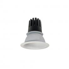 Nora NC3-41L430FMPW - 4" Sapphire III Round Open Reflector, 3500lm, 3000K, Flood Optic, Matte Powder White