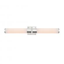 Artcraft AC11773WN - Positano - 2-Light Bathroom Vanity Light - White Glass/Polished Nickel