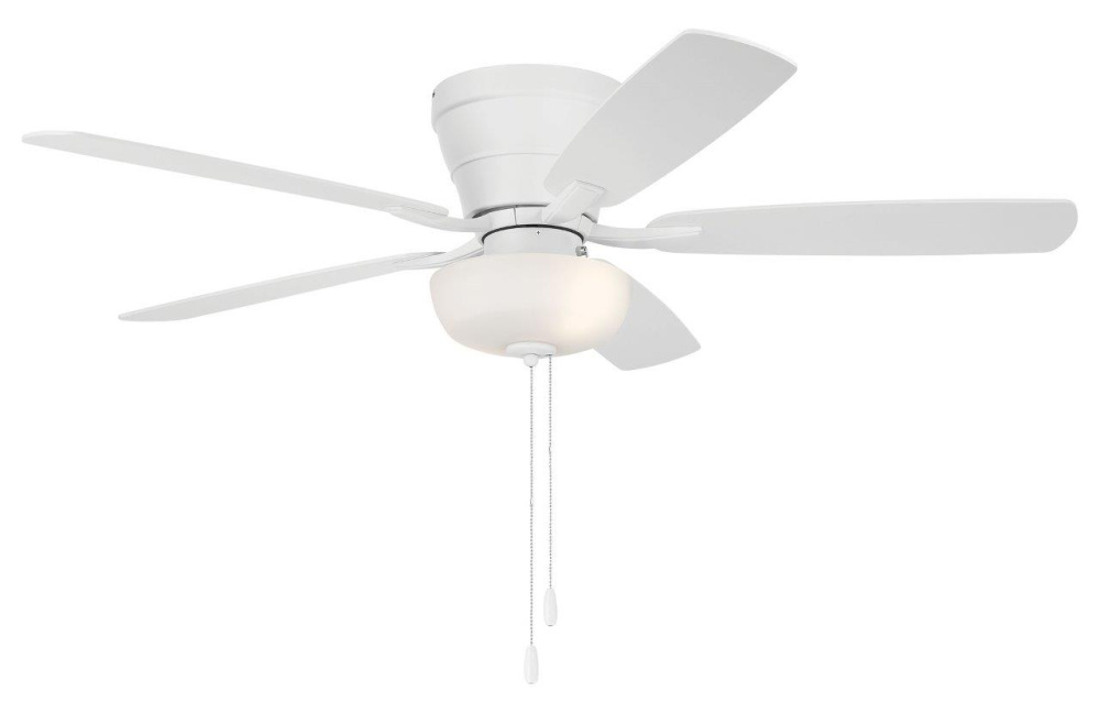 52" Hugger Ceiling Fan w/ 5 Blades, Light Kit