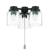 Craftmade LK301102-FB-LED - Clear Glass w/3x4w LED