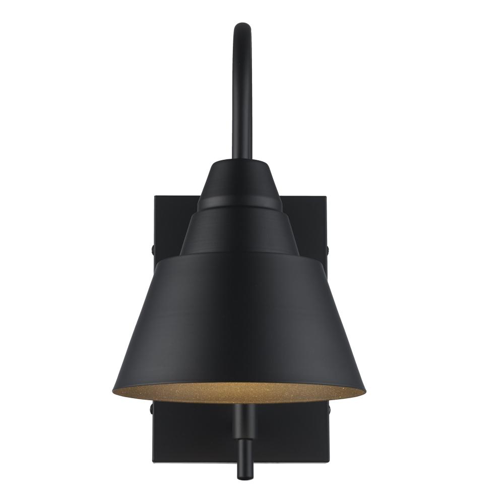 1LT WALL SCONCE-BK