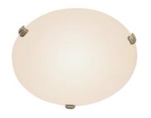 Trans Globe 58706 WH - 2LT FLUSH-12""-3 CLIPS-WHITE F