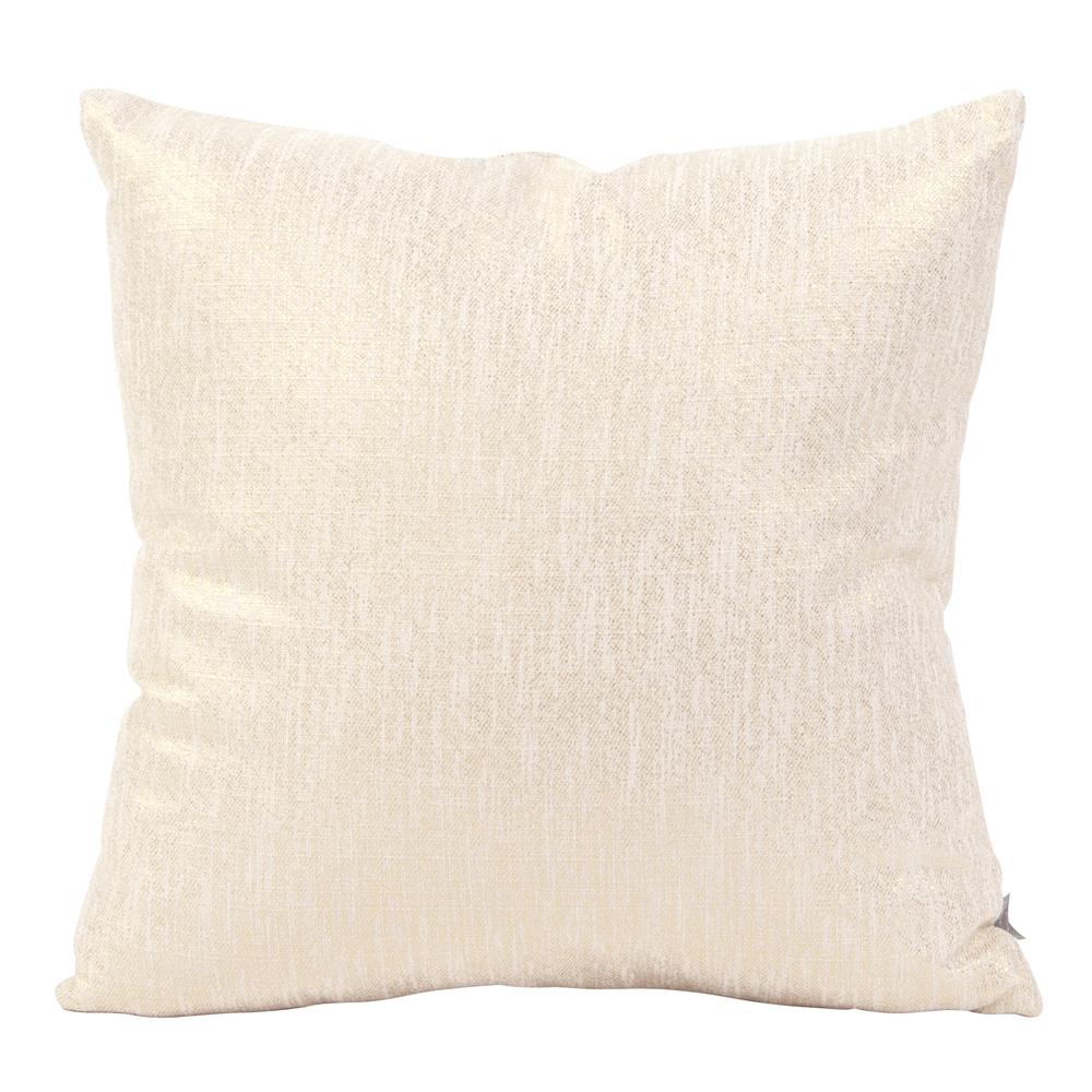 20" x 20" Pillow Glam Snow - Down Insert