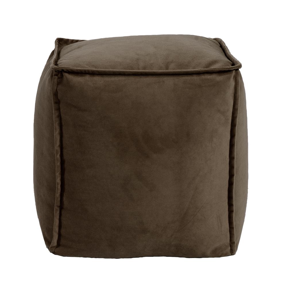 Square Pouf Bella Chocolate