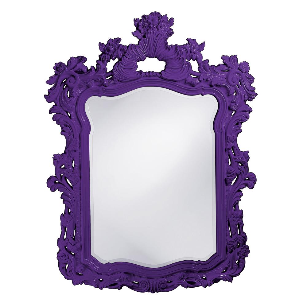 Turner Mirror - Glossy Royal Purple