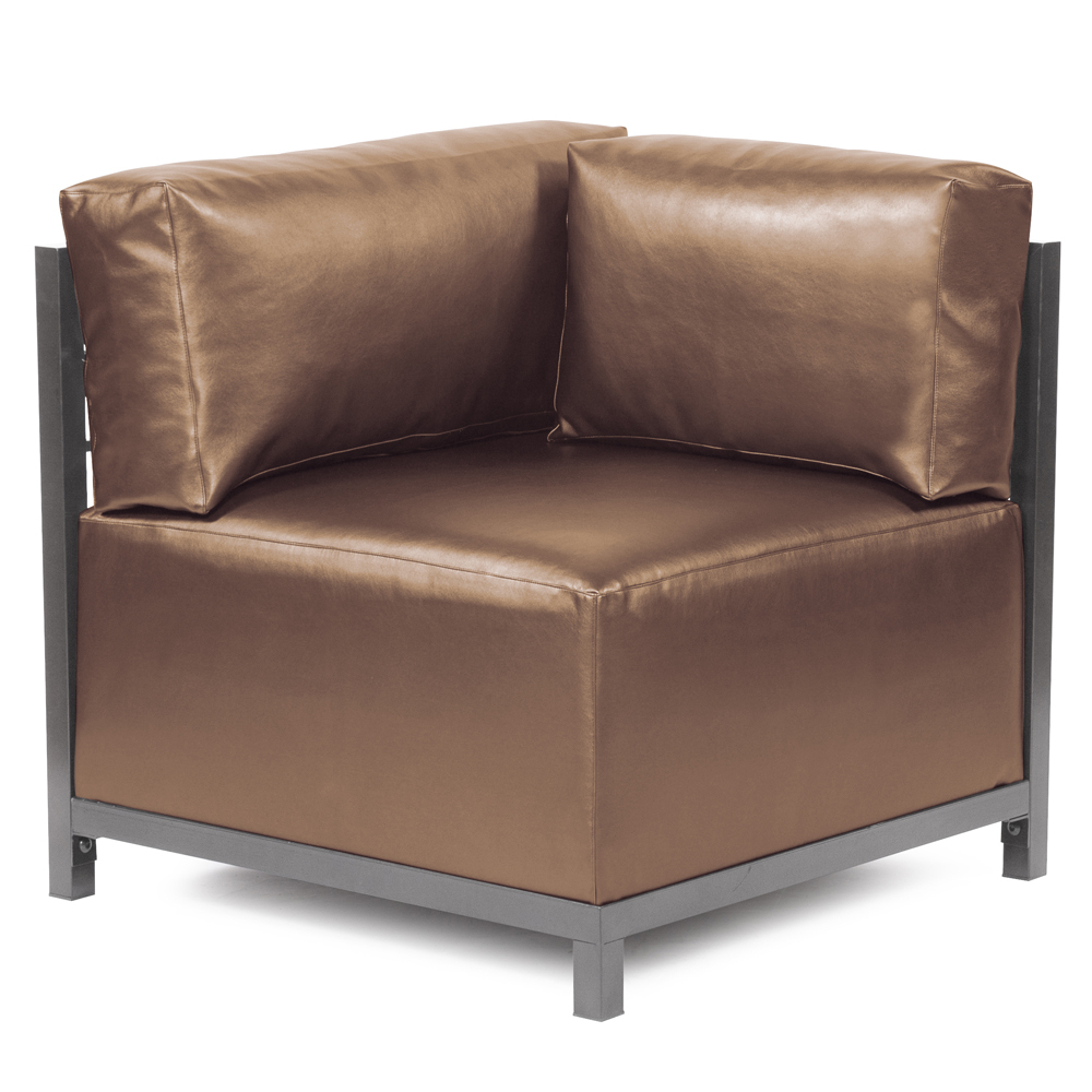 Howard Elliott Luxe Bronze Axis Corner Chair Slipcover