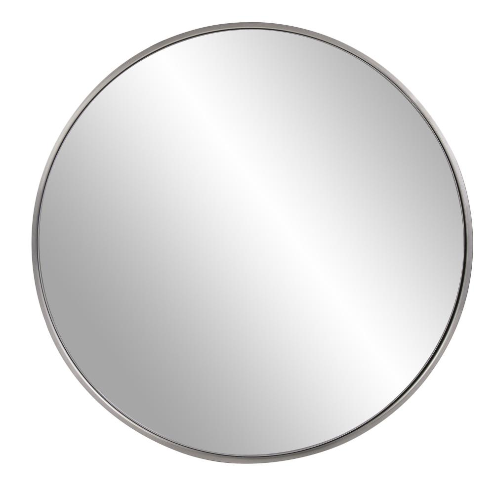 Copenhagen Round Silver Mirror