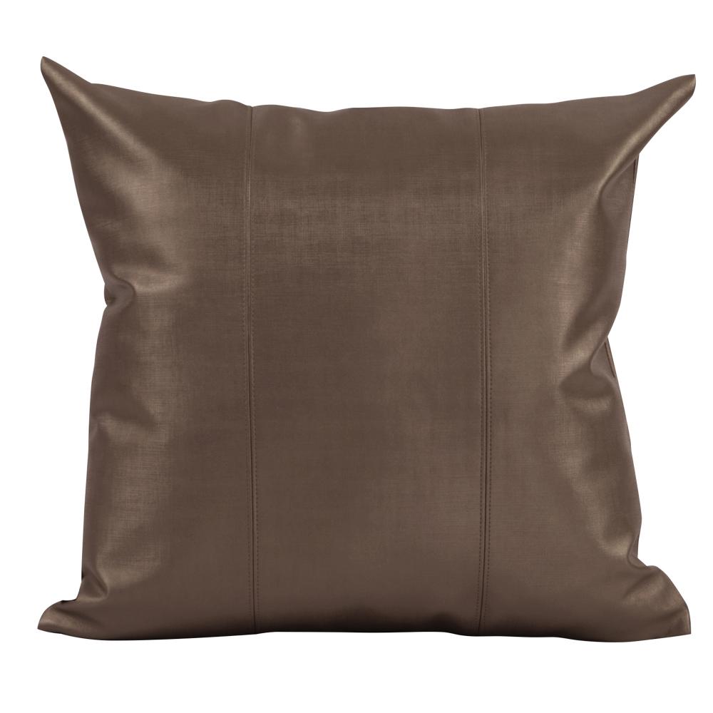 20" x 20" Pillow Luxe Bronze