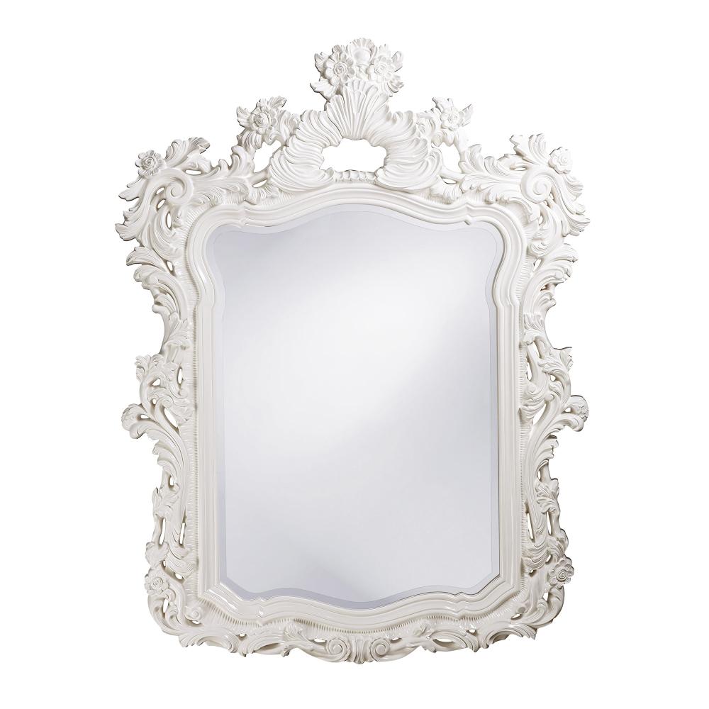 Turner Mirror - Glossy White