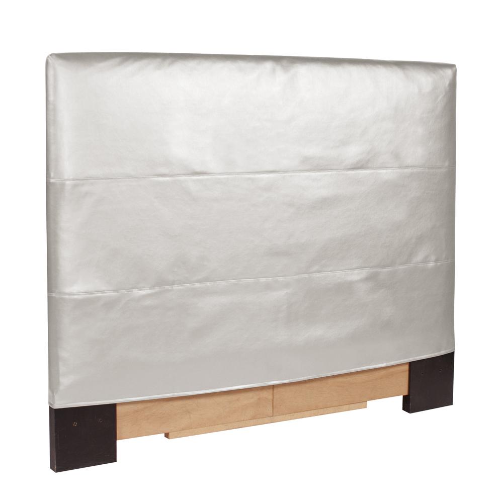 Howard Elliott Twin Slipcovered Headboard Luxe Mercury
