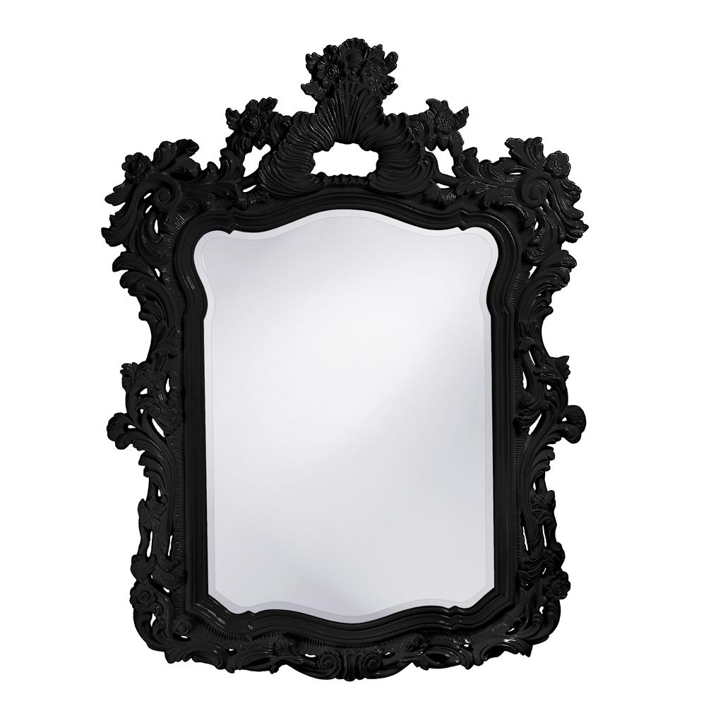 Turner Mirror - Glossy Black