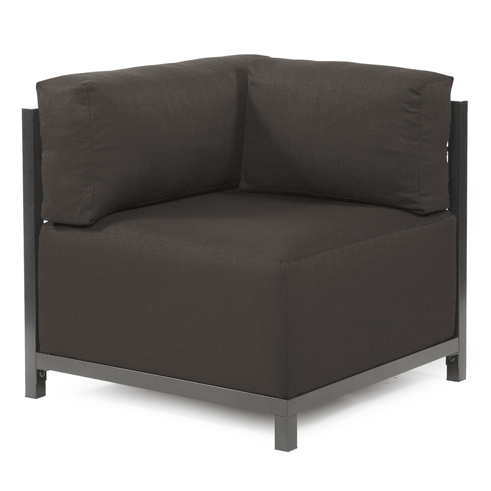 Axis Corner Chair Seascape Charcoal Titanium Frame