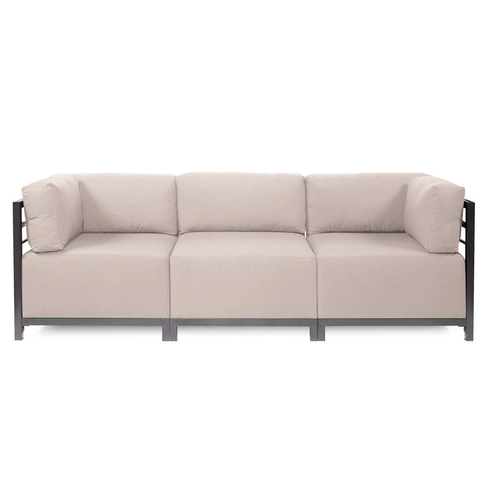 Axis 3pc Sectional Seascape Sand Titanium Frame