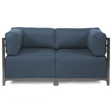 Howard Elliott K922T-230 - Howard Elliott Sterling Indigo Axis 2pc Sectional - Titanium Frame