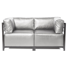 Howard Elliott K922T-770 - Howard Elliott Luxe Mercury Axis 2pc Sectional - Titanium Frame
