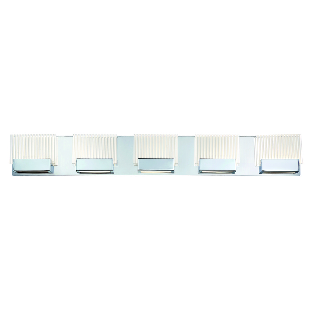 SONIC,5LT LED BATHBAR,CHROME
