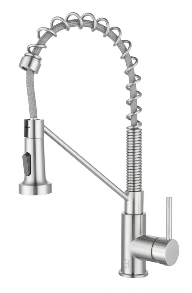 Kitchen Faucet 4 3/16" × 1‘ 5-11/16"  × 10 3/8" brushed nickel