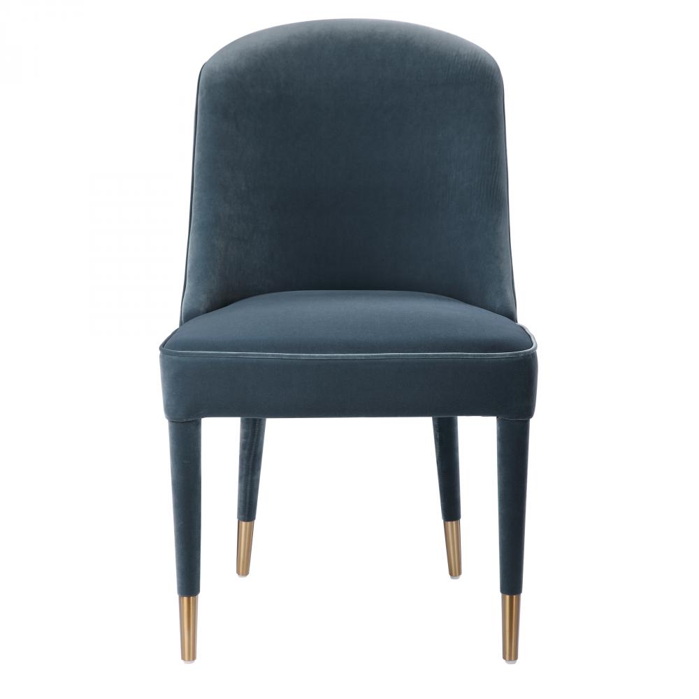 Uttermost Brie Armless Chair Blue Set Of 2